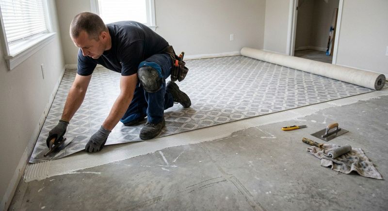 Sheet Linoleum Installation in Boulder, CO